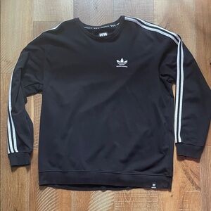 Adidas Skateboarding Black and White Crewneck Sweater